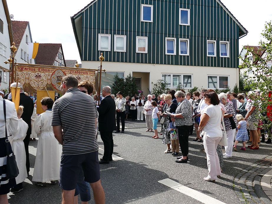 Fronleichnamsprozession durch die Straßen von Naumburg (Foto: Karl-Franz Thiede)